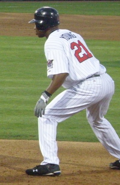 Minnesota Twins' Jason Kubel (16) celebrates his grand slam off