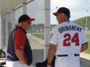 Tom Brunansky and Ron Gardenhire will be spending more time together in 2013. (photo: Knuckleballs)
