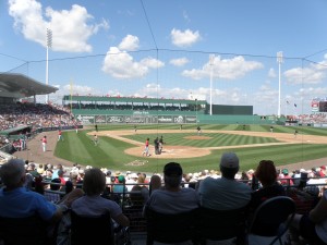 JetBlue Park from behind home plate