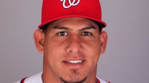 Wilson Ramos' missing mustache. Photo Credit: David Phillip, AP.