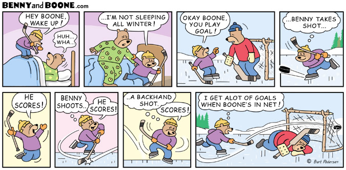 Bears-play-Hockey