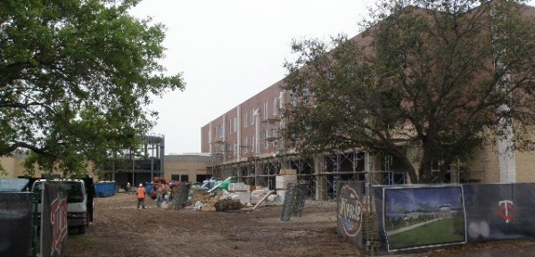 Under construction: The new Twins Baseball Academy on their Fort Myers campus