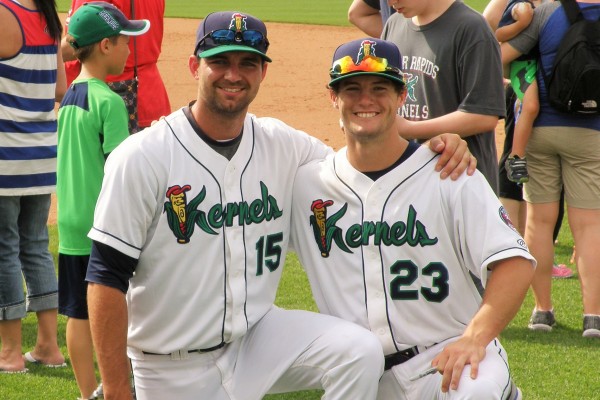 Randy LeBlanc (15) and Brett Doe (23)