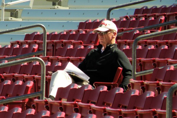 Terry Ryan must feel it's lonely at the top at times (Photo: SD Buhr)