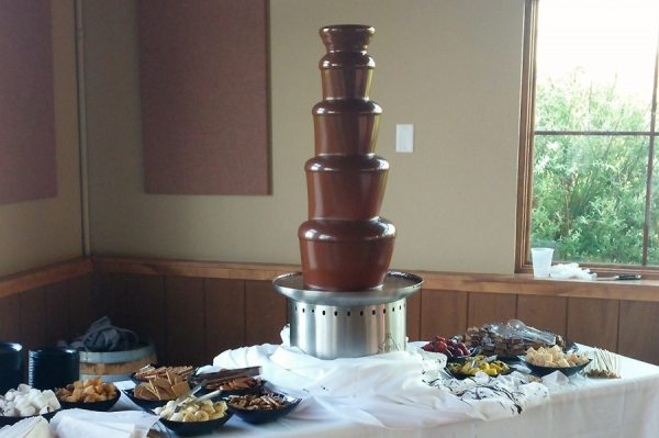 I'm not sure this chocolate fountain at the Monday social event was on the sanctioned diet list for players, but then I didn't witness a single player eating the chocolate. That's my story & I'm sticking with it.