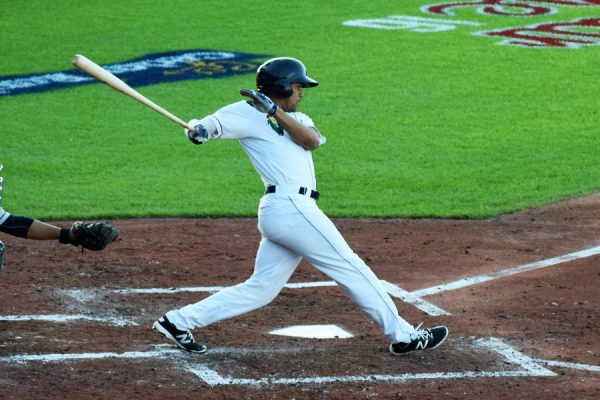 LaMonte Wade had one hit in two at bats and was hit by a pitch. This single drove in a pair of runs for the West.